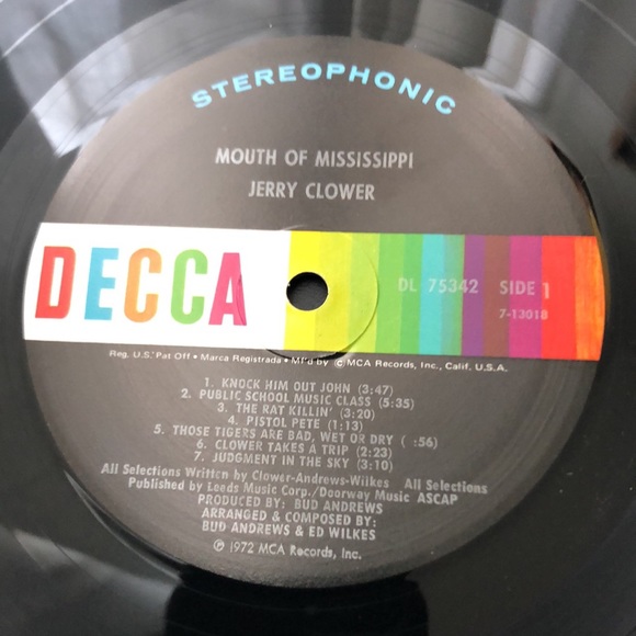 Jerry Clower Mouth Of Mississippi Vinyl Lp '72 - Picture 3 of 9